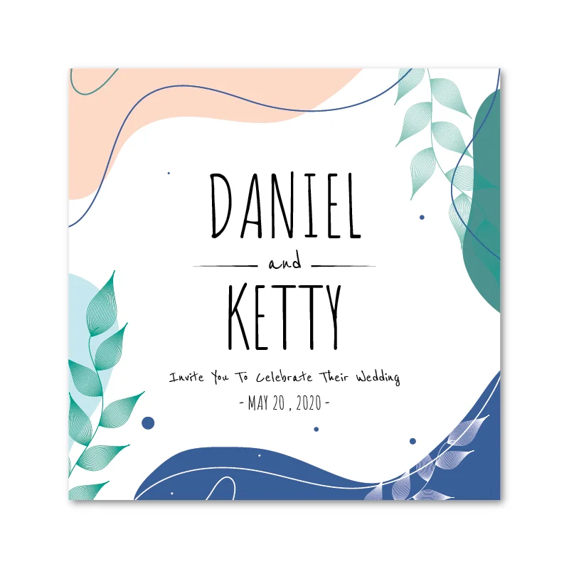 WEA1W10005 喜帖/婚卡