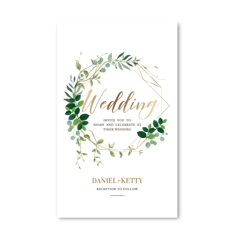 WEA1W20055 喜帖/婚卡