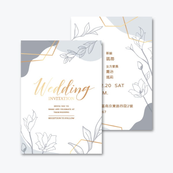 WEA1W40053 喜帖/婚卡：圖片 3