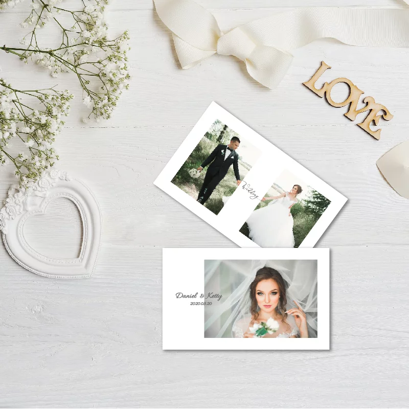 WEA1L10010 婚禮相片謝卡：圖片 2