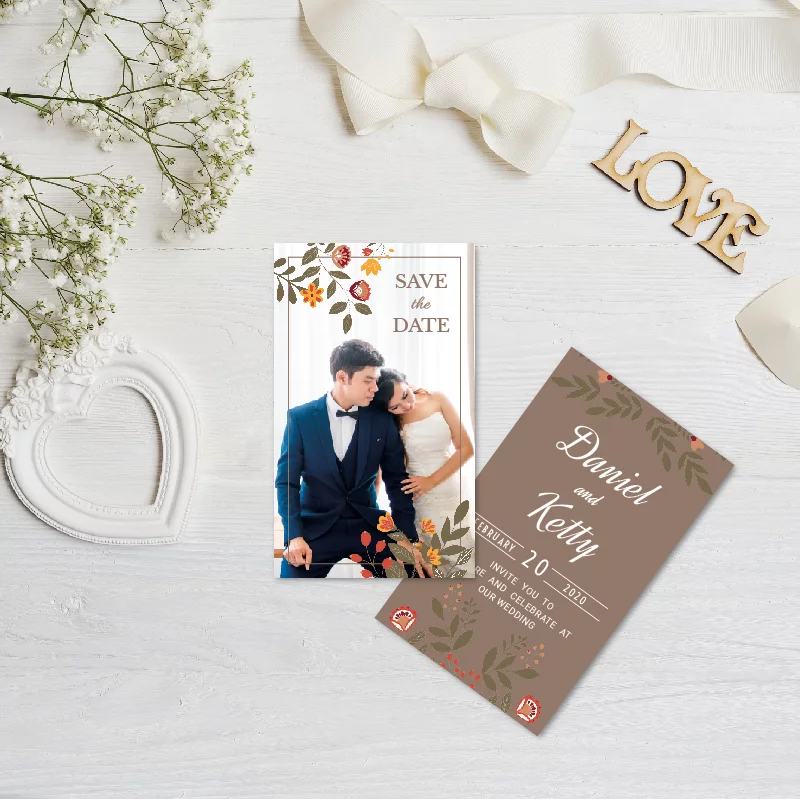 WEA1P10062 婚禮相片謝卡：圖片 2