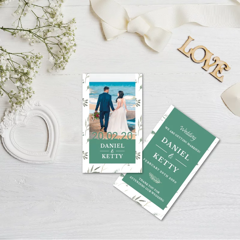 WEA1P10087 婚禮相片謝卡：圖片 2