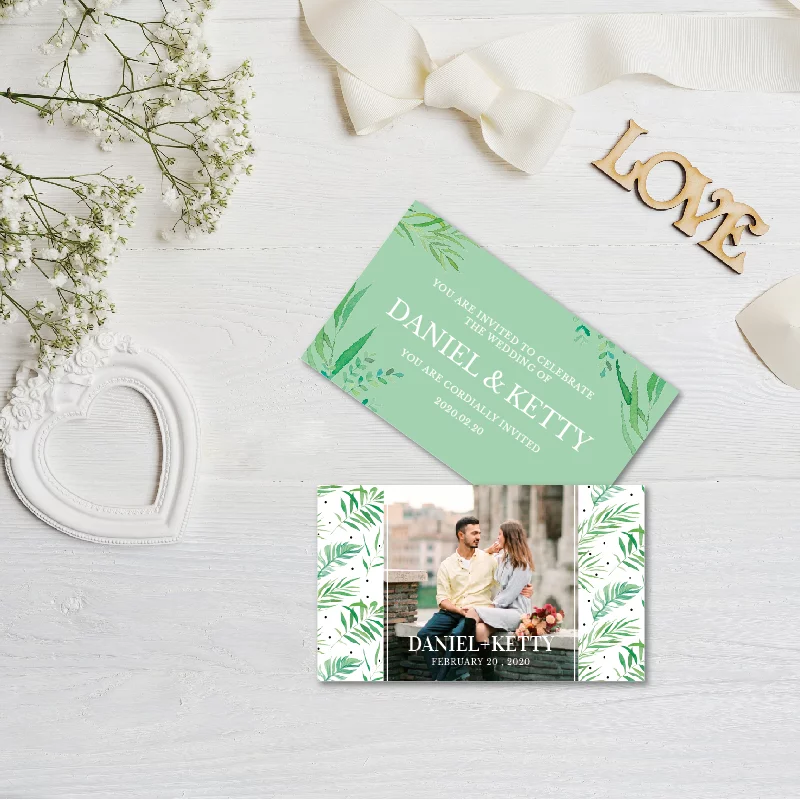 WEA1L10100 婚禮相片謝卡：圖片 2