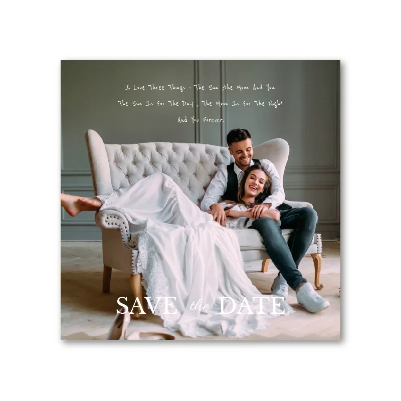 WEA1L20101 婚禮相片謝卡