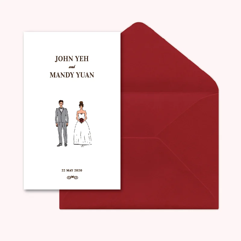 WEA1W20219 喜帖/婚卡：圖片 4