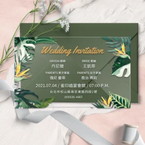 WEE1I20010 壓克力喜帖