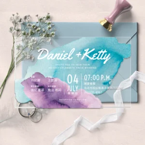 WEE1I20032 壓克力喜帖