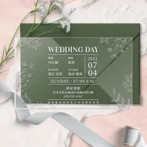 WEE1I20035 壓克力喜帖