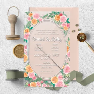 WEE1I20036 壓克力喜帖