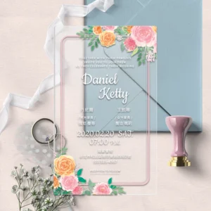 WEE1I20037 壓克力喜帖