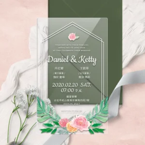 WEE1I20038 壓克力喜帖