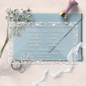 WEE1I20041 壓克力喜帖