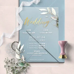 WEE1I40042 壓克力喜帖