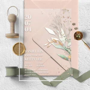 WEE1I40043 壓克力喜帖