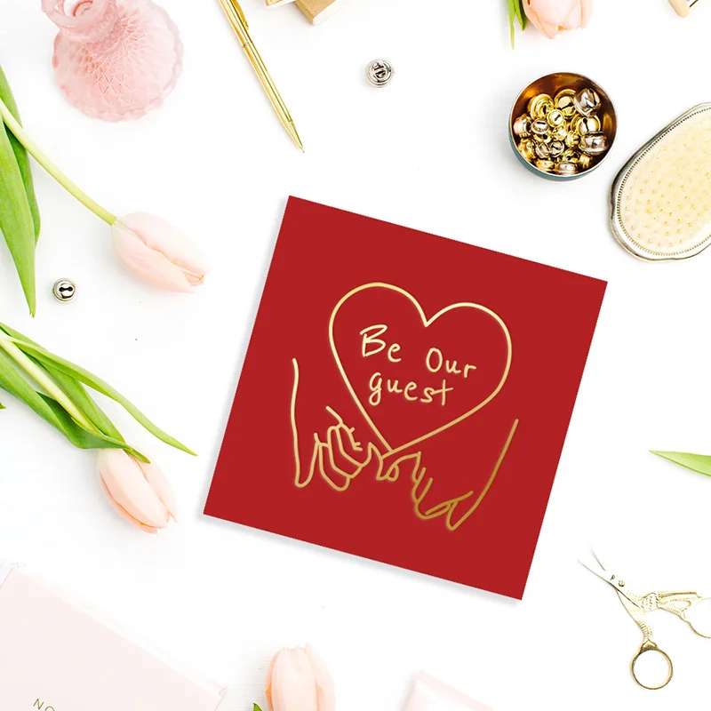 WEA2D10004 雙面燙金喜帖：圖片 5