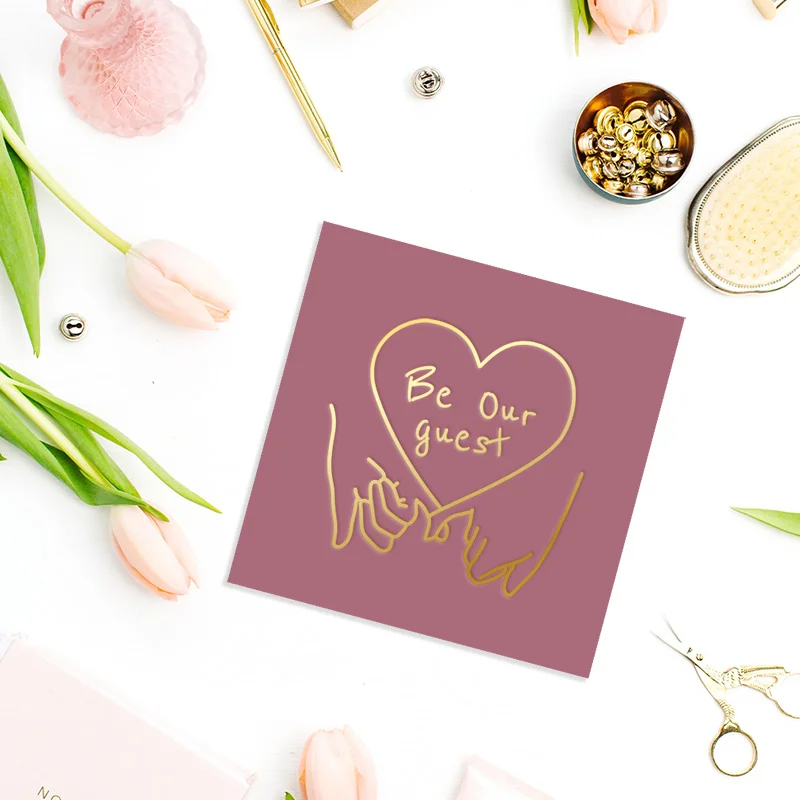 WEA2D10004 雙面燙金喜帖：圖片 8