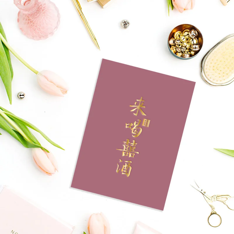WEA2D40012 雙面燙金喜帖：圖片 8