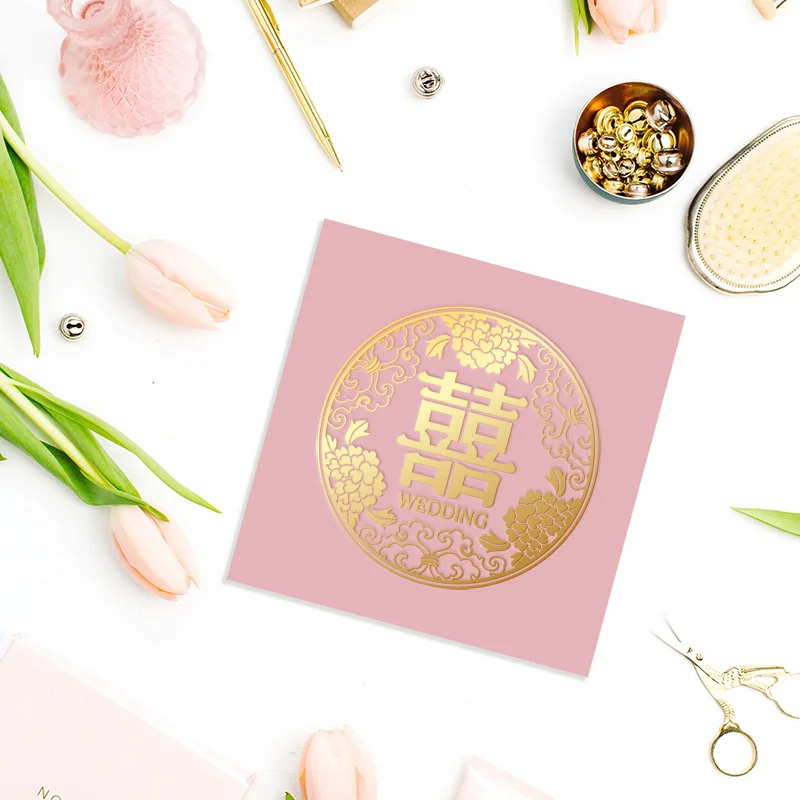 WEA2D10013 雙面燙金喜帖：圖片 7