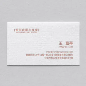 BUA1LS0013 凸版印刷名片單色