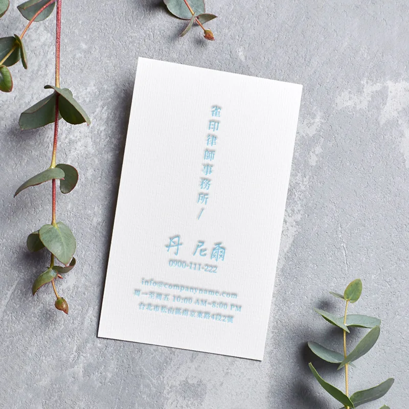 BUA1LS0068 凸版印刷名片單色：圖片 2