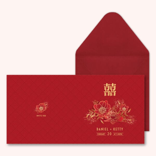 WEA1C50275 摺頁喜帖：圖片 4