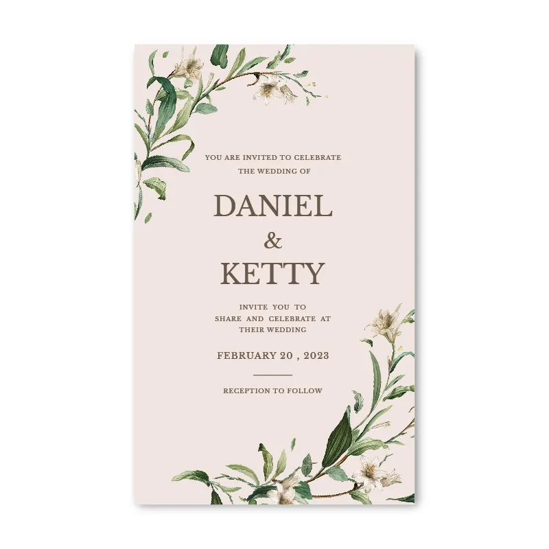 WEA1W20298 喜帖/婚卡