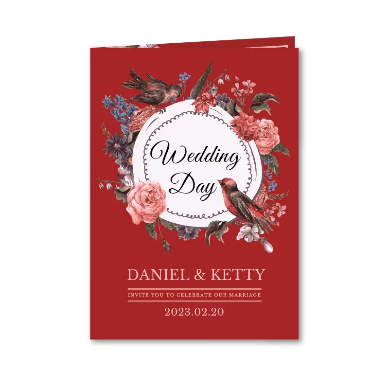 WEA1W80269 摺頁喜帖：圖片 2