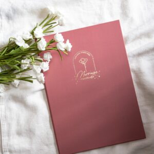 WES42C 結婚書約夾+書約 (Logo2 珊瑚)