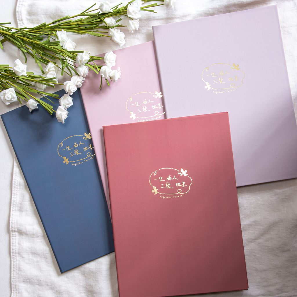 WES45P 結婚書約夾+書約 (Logo5 藕粉):圖片 7