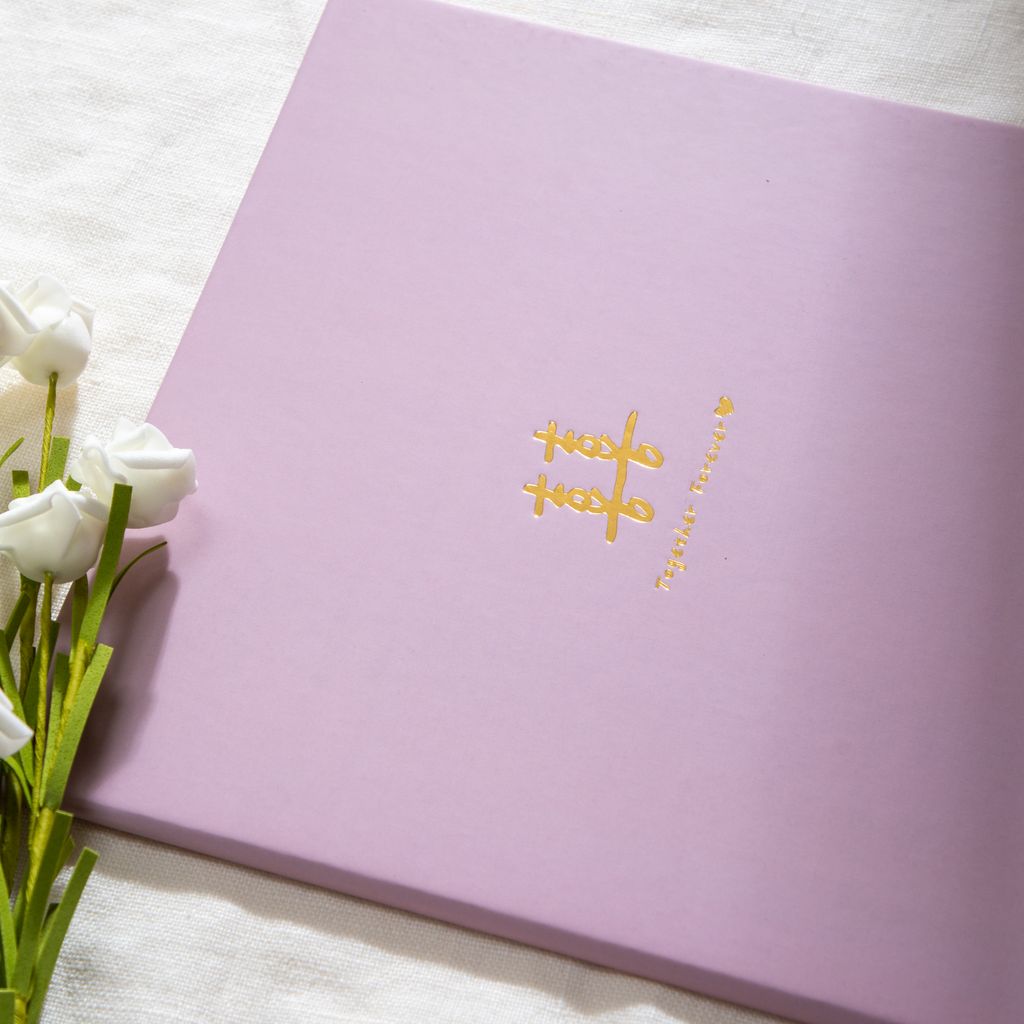 WES46R 結婚書約夾+書約 (Logo6 沙漠玫瑰):圖片 2