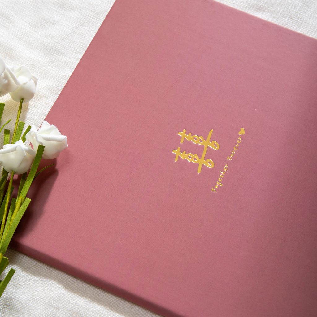 WES46C 結婚書約夾+書約 (Logo6 珊瑚):圖片 2